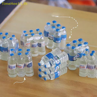 TimeHee 1:12 เรซิ่นจําลองขวดน้ําแร่บ้านตุ๊กตา Miniature เด็กของขวัญของเล่นอุปกรณ์ตกแต่งบ้าน TH