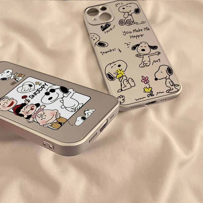 【ส่งจากไทย】จัดส่งภายใน 3 วัน เคสไอโฟน11 เคส For iPhone 11 12 13 14 15 Pro Max 7 8 Plus SE Case สนูปปี้ เคส