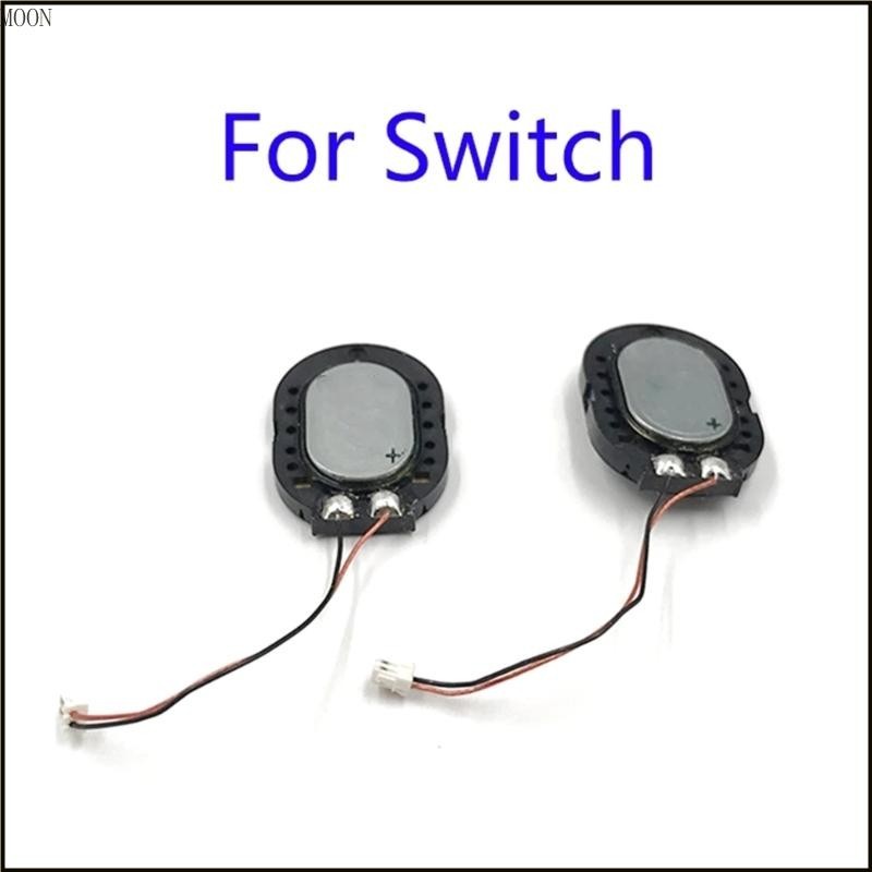 Moon อะไหล่ลําโพงภายใน L R สีดํา สําหรับ Switch Lite Host Spare 1 คู่