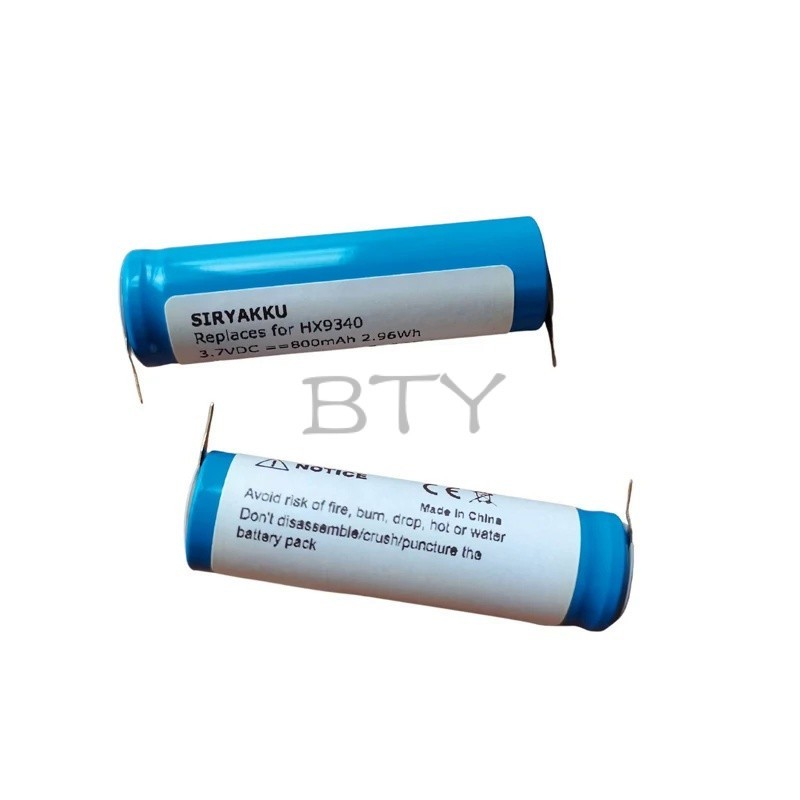 BTY New HX6730 Replacement HX9330 Battery For For Philips Norelco HX9340 HX6760 HX9360 HX9903 HX6710