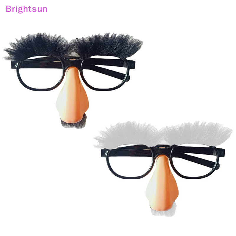 Brightsun แว่นตาปลอม และหนวด สําหรับผู้ใหญ่ เหมาะกับเทศกาลฮาโลวีน
