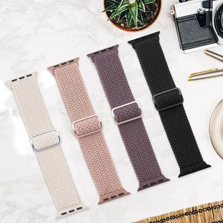 สายไนลอนสำหรับ Apple Watch Ultra 3 2 49mm Series 11 10 9 8 7 6 SE 5 46mm 41mm 45mm Smart Iwatch 38mm 40mm 42mm 44mm