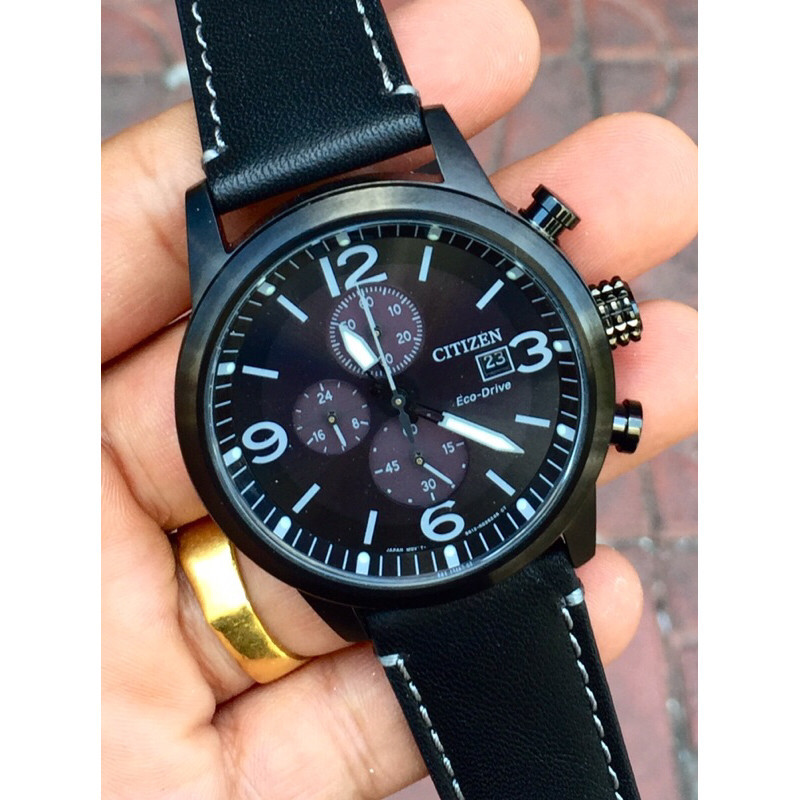 นาฬิกาข้อมือ Citizen Eco-Drive Chronograph Men's Watch CA0617-29E