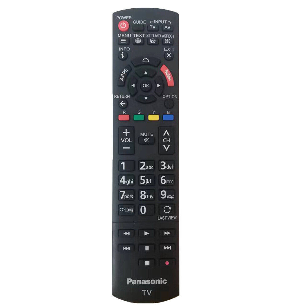 รีโมตคอนโทรล RC1008 สําหรับ Panasonic TV TC-P50S60 TC-P42S60 TC-P65S60
