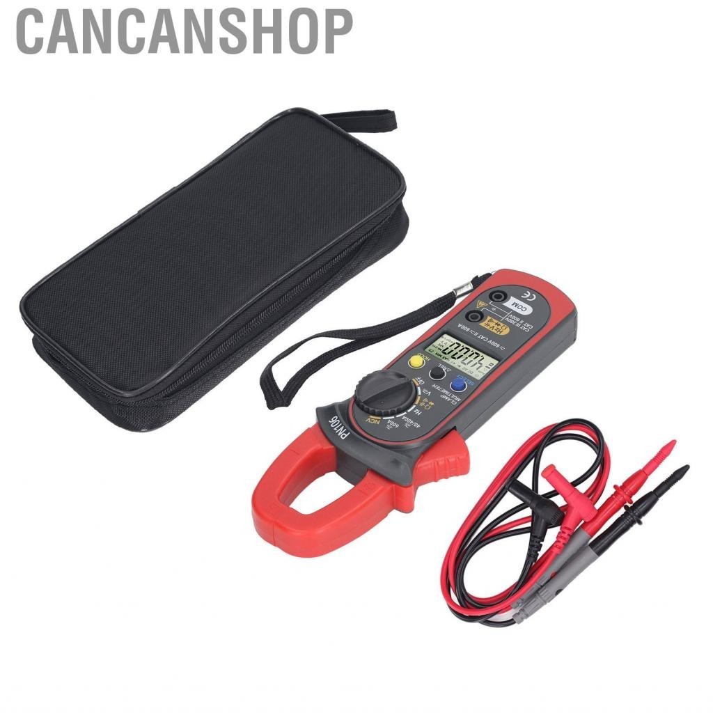 Cancanshop Clamp Tester  Multifunctional Portable High Accuracy Digital Voltage Meter for Maintenance