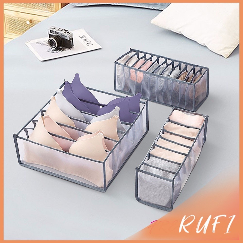 RUFI ที่เก็บชุดชั้นใน​กางเกงใน​ ที่เก็บชุดชั้นใน  ช่องจัดระเบียบของเอนกประสงค์ Underwear stor ราคา ถูกที่สุด ดีลบีเคเค แกลเลอรีภาพที่ 7