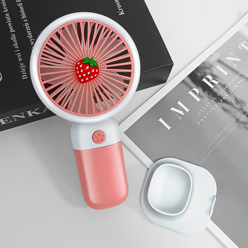 💥พัดลมพกพา💥พัดลมมินิ ชาร์จ USB แบบพกพา พัดลมขนาดเล็ก พัดลมมือถือ ลายการ์ตูนน่ารักๆ - รูปที่ 7