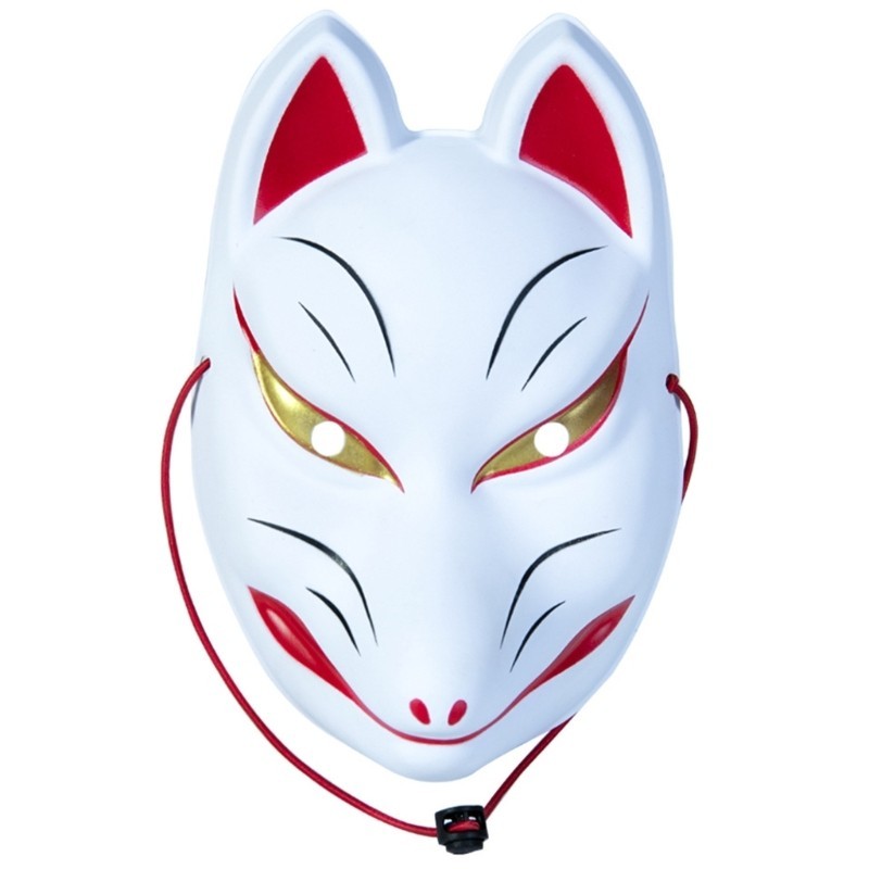 Xixi Foxes หน้ากากคอสเพลย์ รูปการ์ตูนสัตว์ สุนัขจิ้งจอก สไตล์ญี่ปุ่น สําหรับผู้หญิง และผู้ชาย ราคา ถูกที่สุด ดีลบีเคเค แกลเลอรีภาพที่ 5
