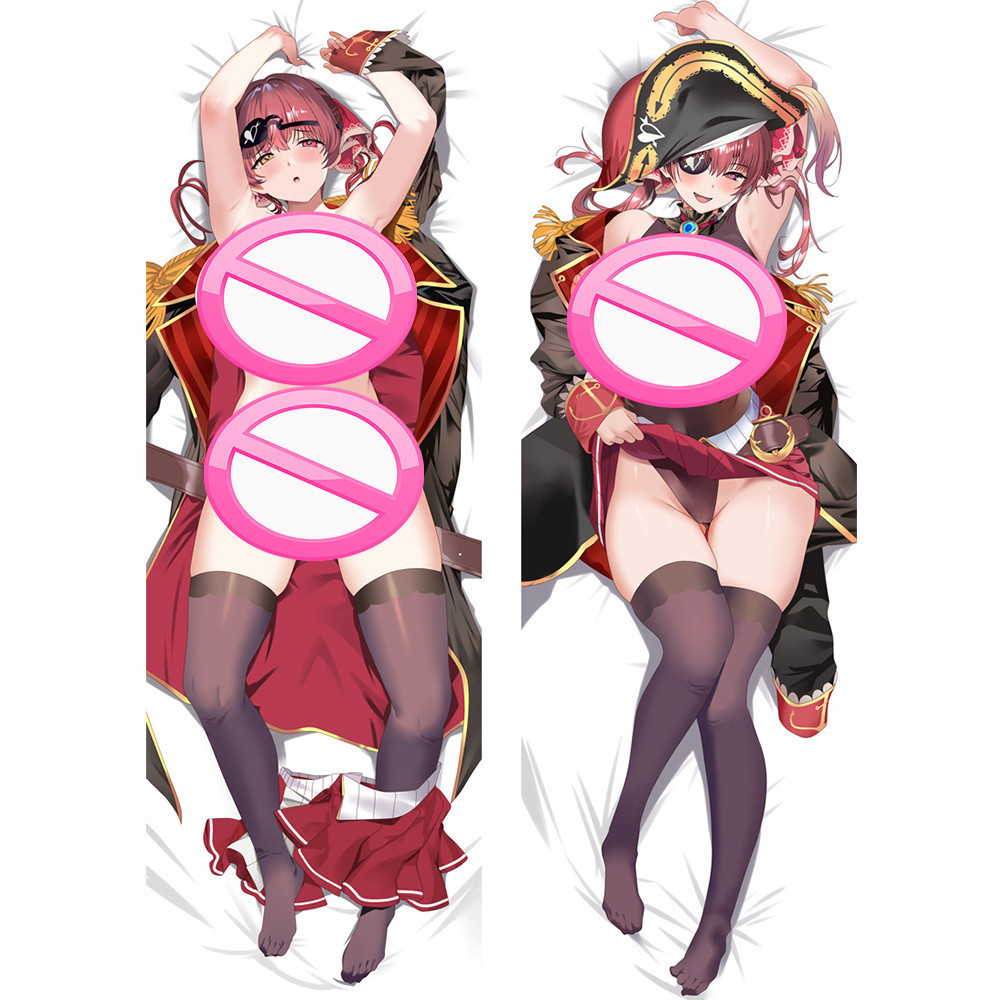 Hololive VTuber Houshou Marine Sexy Dakimakura ปลอกหมอนอิง แบบเต็มตัว ปลอกหมอนหญิง ปลอกหมอนเครื่องนอน
