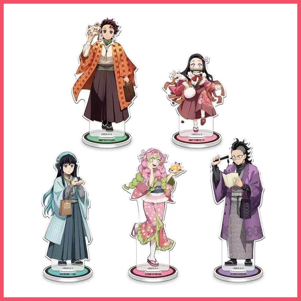 พร้อมส่ง โมเดลฟิกเกอร์อะคริลิค รูปอนิเมะ Demon Slayer Tomioka Nezuko Zenitsu shinobu Demon Slayer
