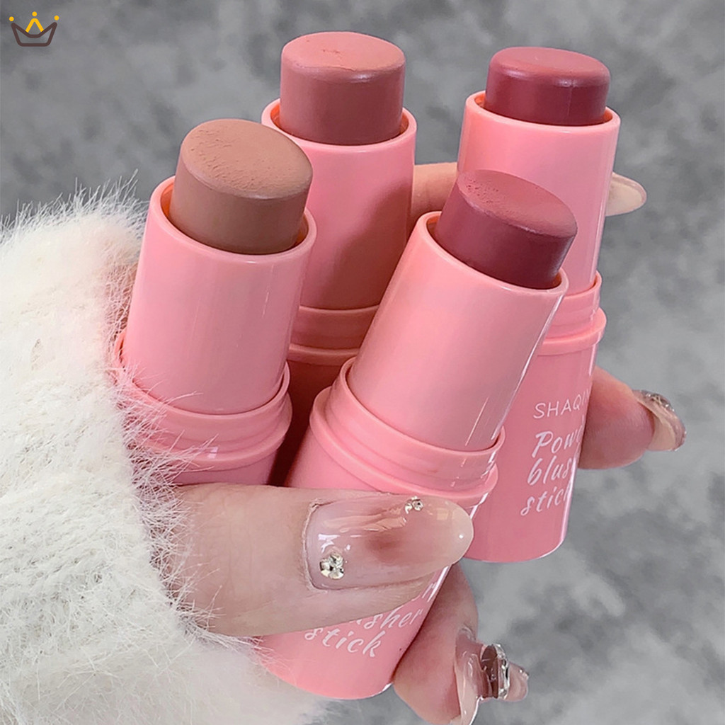 Shaqinuo บลัชออน เนื้อแมตต์ เป็นธรรมชาติ ติดทนนาน ไม่ทิ้งคราบเครื่องสําอาง กันน้ํา และพกพาง่าย YUE