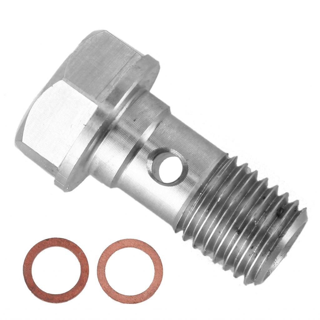 Turbo Oil Feed Restrictor M10x1.25 สแตนเลสสตีล Recticted Fit สําหรับ Mitsubishi TD02 TD03 TD04