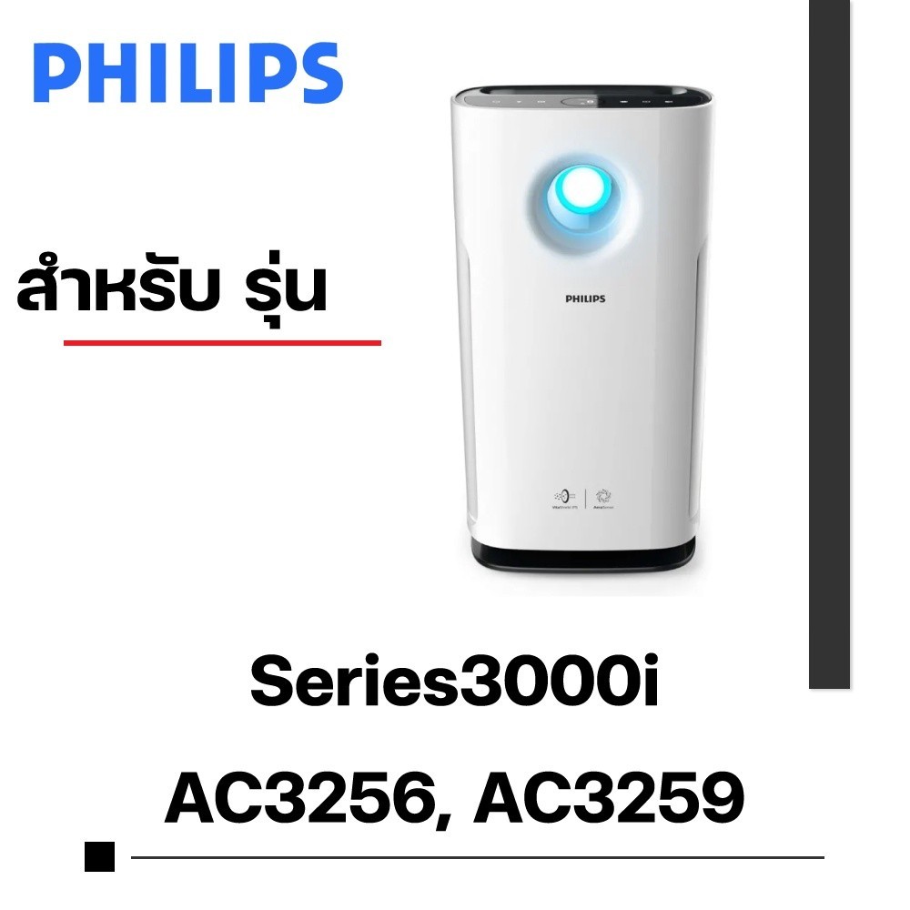 กรองอากาศ แผ่นกรองอากาศ Philips AC3256/20, AC3259/20 ไส้กรอง FY3432 FY3433 สำหรับเครื่องฟอกอากาศ Philips Series 3000i