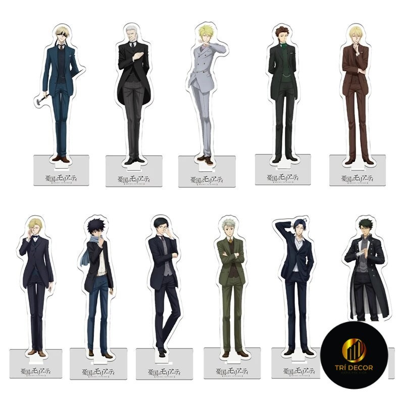 Standee รุ่น Moriarty The Patriot William James Moriarty Patriot Moriaty e Study มุมอุปกรณ์ตกแต่งโต๊
