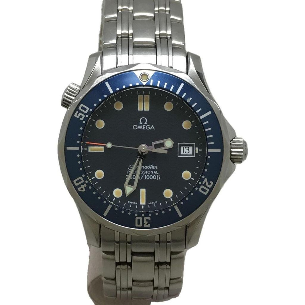 Omega นาฬิกาข้อมือ Seamaster 300 เมตร มือสอง สไตล์ญี่ปุ่น สําหรับผู้ชาย
