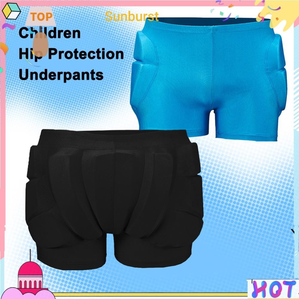 [Sunburst11.th] กางเกงชั้นใน ขาสั้น น้ําหนักเบา ป้องกันสะโพก กันแตก สําหรับเด็ก