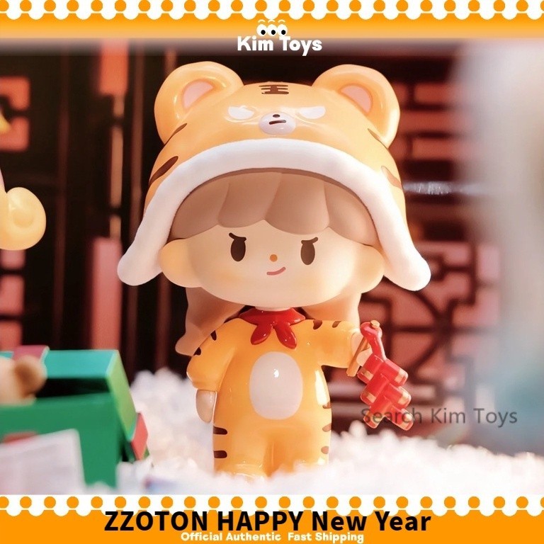 【🚚จัดส่งภายใน 72 ชั่วโมงครับ/ค่ะ🚚】กล่องสุ่ม รูปยูนิคอร์น ปีใหม่ ZZOTON HAPPY  Apple Village New Year