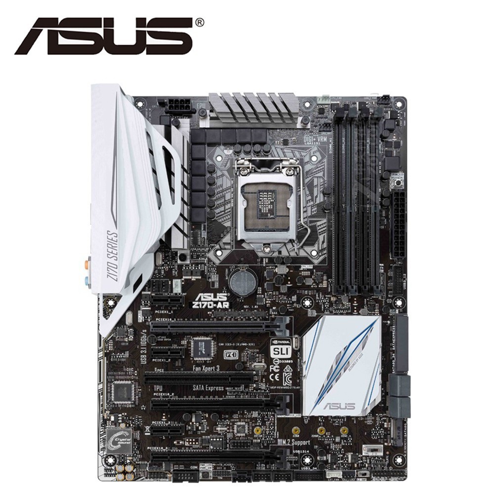 ใช้เมนบอร์ด ASUS Z170-DELUXE ASUS Z170-A LGA1151 Z170 เมนบอร์ดสามารถใช้สําหรับรุ่นที่ 6 i7 / i5 / i3