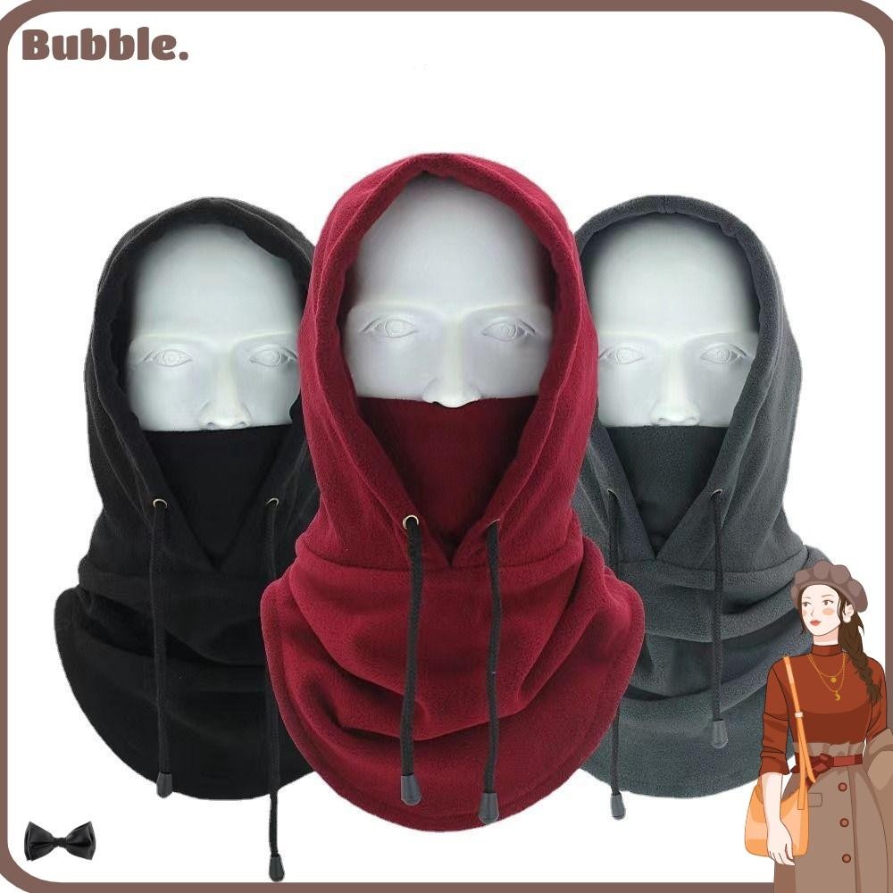 Bubble หมวกบีนนี่ ผ้าฟลีซ กันลม ให้ความอบอุ่น แฟชั่นฤดูหนาว
