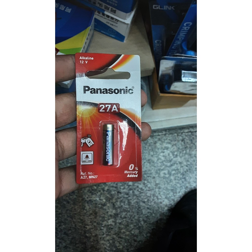 ถ่าน Panasonic รุ่น 27A (LRV27A/1BPA) 12V. แพค 1 ก้อน (ของแท้ )