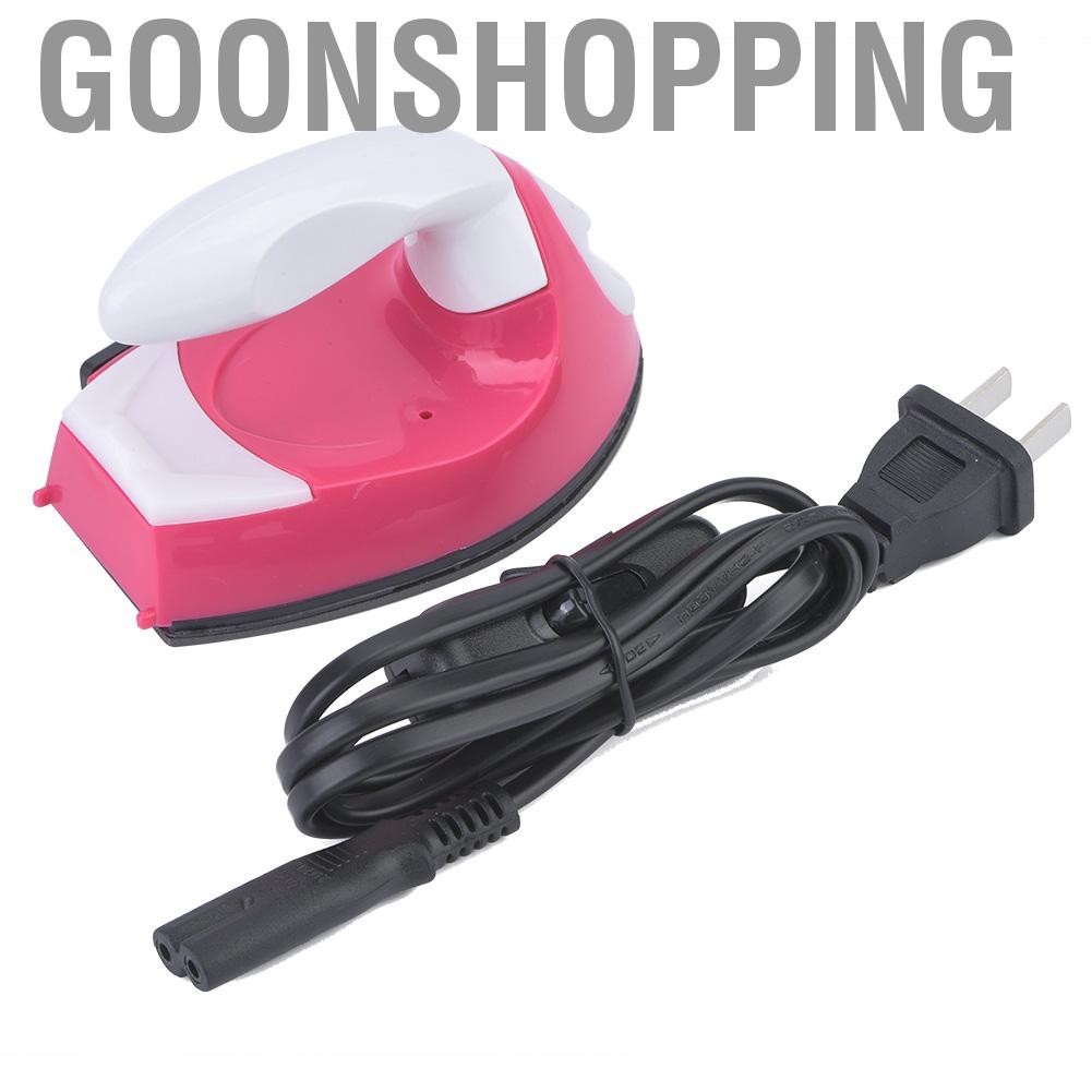 Goonshopping Portable Mini Electric Iron Handheld Steam Ironing Beans Home Boards YEK