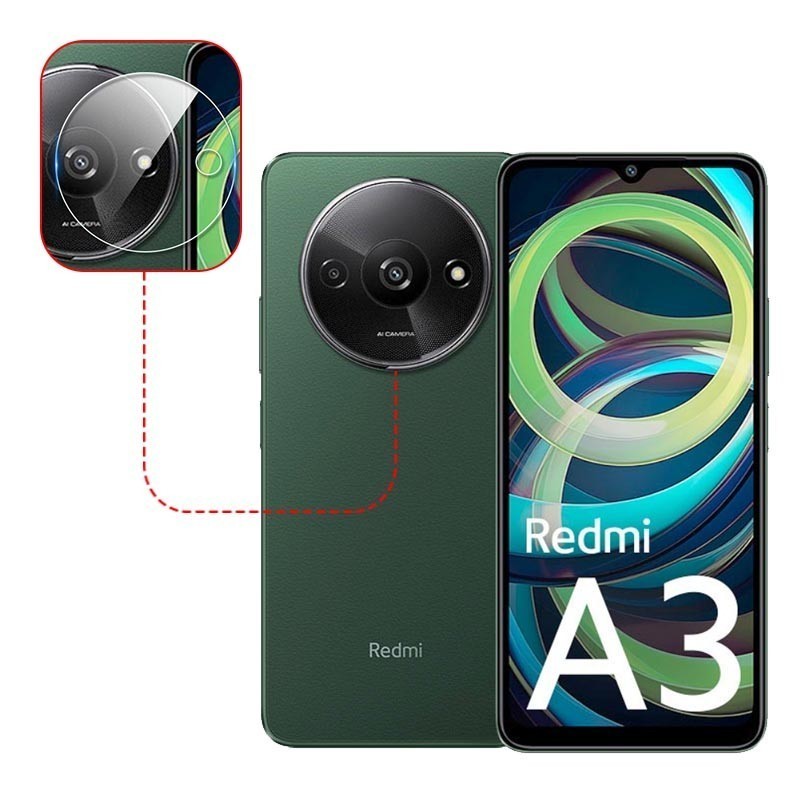 สําหรับ Redmi A3 2024 ตัวป้องกันหน้าจอเลนส์กล้อง แบบใส สําหรับ Redmi 13 4g RedmiA3 ฟิล์มกระจกนิรภัยด้านหลัง 007