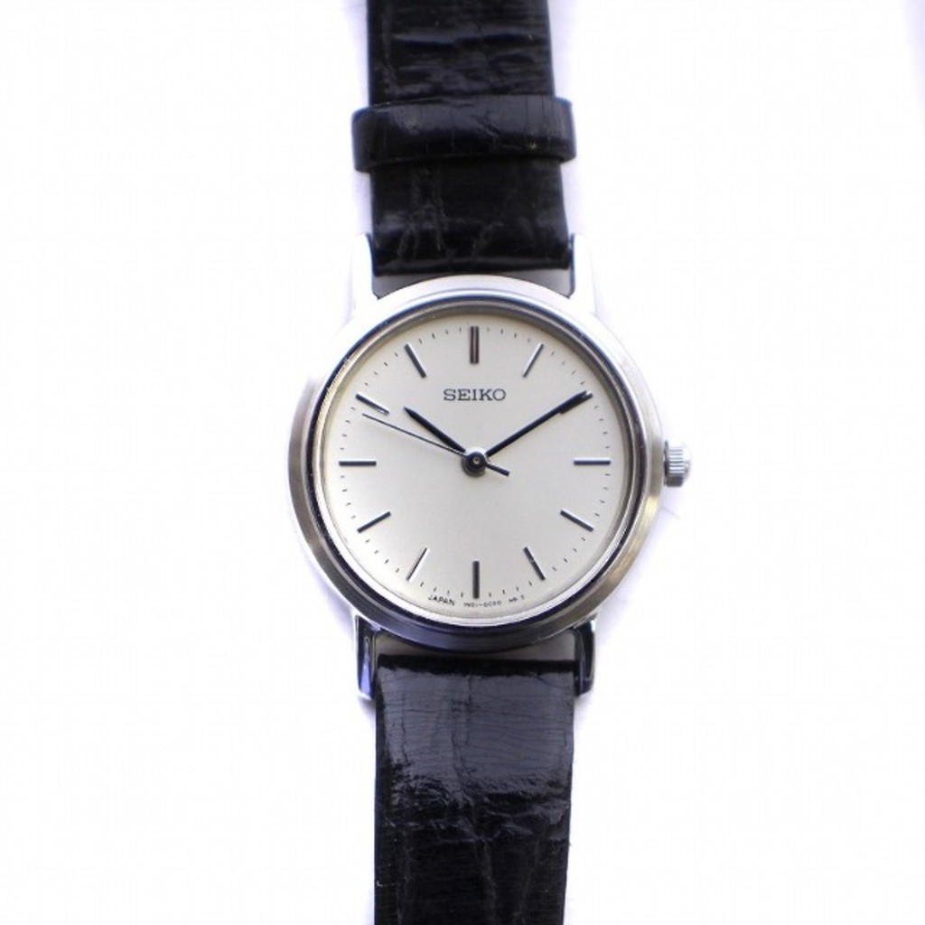 Seiko Vintage Wristwatch Watch Analog Quartz Leather Strap Direct from Japan Secondhand