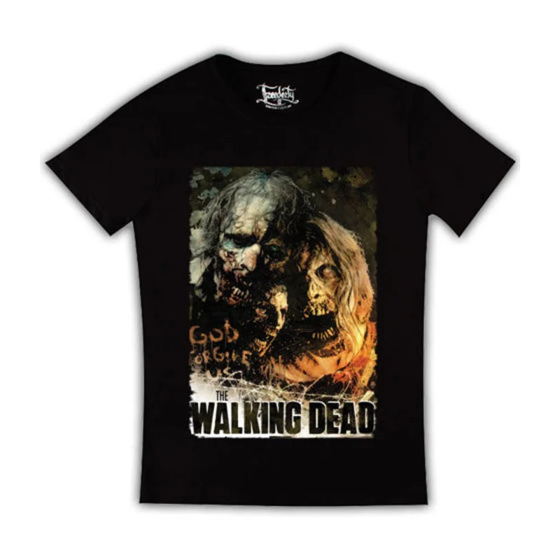 💟 【HOT】 เสื้อยืด  The Walking Dead พิมพ์ลาย ผ้าCotton  ราคาถูก เสื้อยืดผู้ชาย