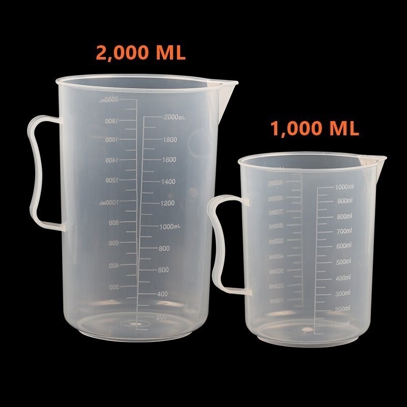 ถ้วยตวง ถ้วยตวงของเหลว PP 1000 ml เนื้อเหนียวคุณภาพสูง
