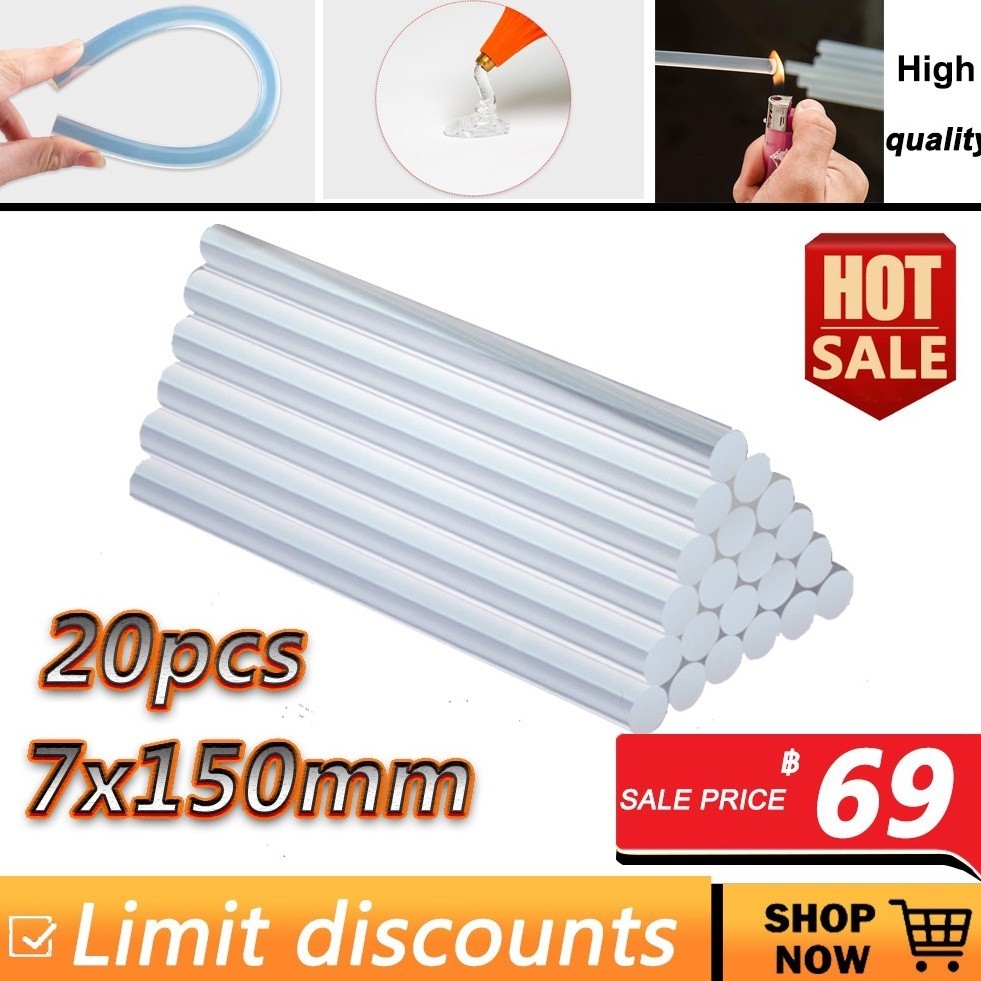 กาวซิลิโคน Hot Melt Glue Sticks 7mm/ 11mm Length For Electric Glue Gun Craft Album Repair Tools