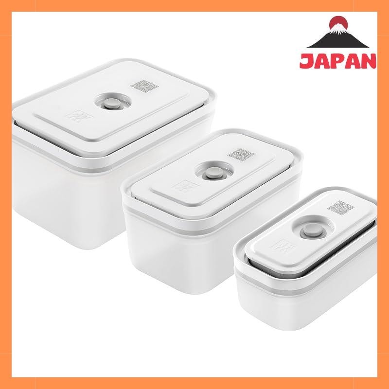 [ส่งตรงจากญี่ปุ่น][แบรนด์ใหม่] Zwilling ZWILLING ชุดกล่องพลาสติกสูญญากาศ 3 ขนาด [Japan Authorized Distributor] Fresh & Save 36804-003