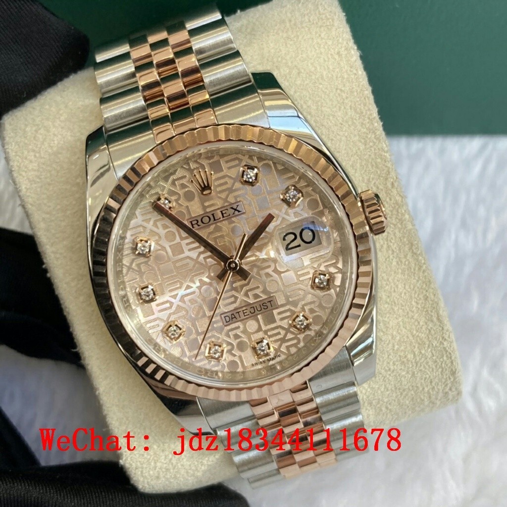 Rolex Datejust Series 116231 นาฬิกาข้อมืออัตโนมัติ ประดับเพชร แฟชั่นสําหรับผู้ชาย และผู้หญิง