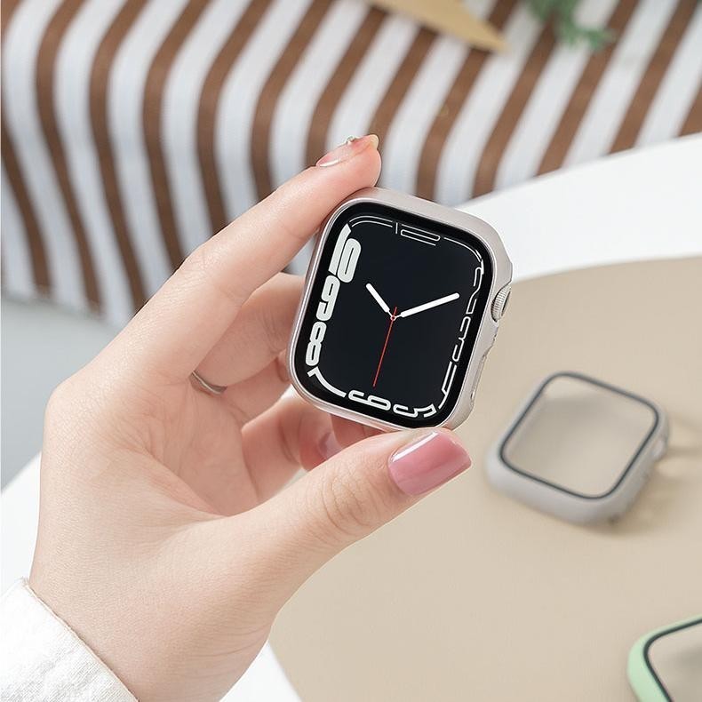 กระจก และฝาครอบ ป้องกันหน้าจอ อุปกรณ์เสริม สําหรับ Apple Watch Series 10 9 8 7 6 SE 5 4 3 IWatch ultra2 Apple Watch 45 มม. 41 มม. 49 มม. 44 มม. 40 มม. 42 มม. 38 มม.46 มม.