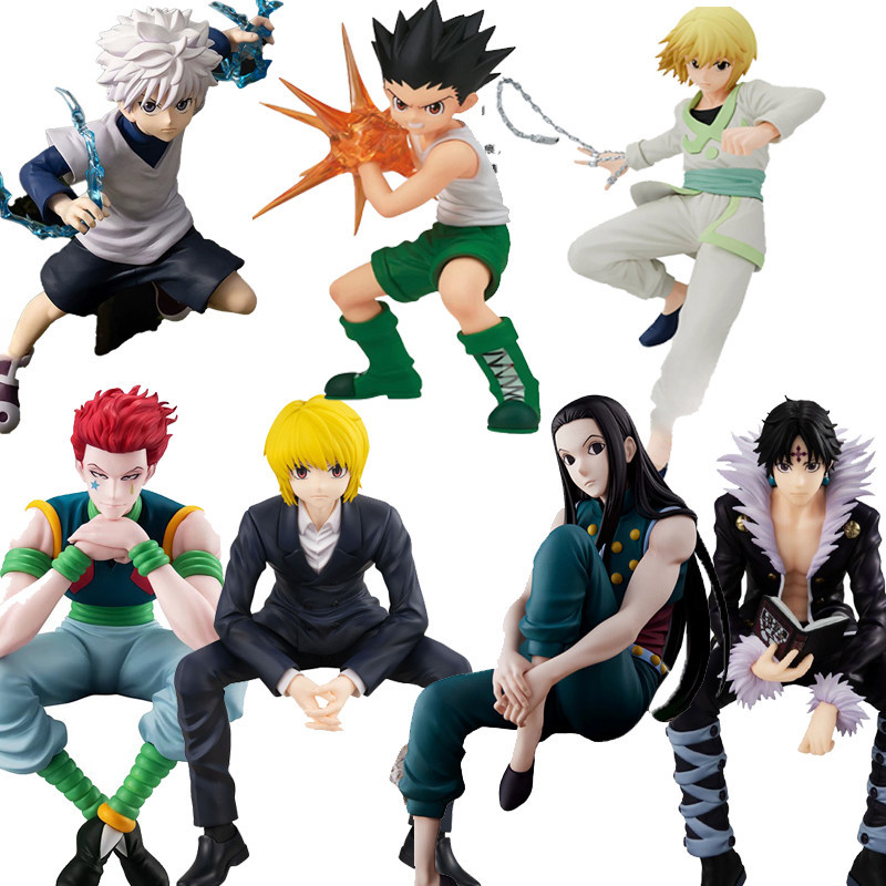 HUNTERHUNTER Action Figure Chrollo Lucilfer Killua Zoldyck Hisoka Kurapika ชุดเครื่องประดับตุ๊กตา