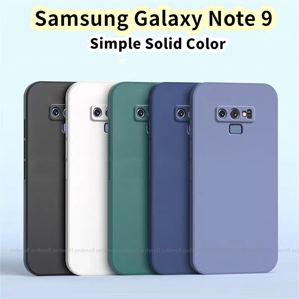 【ขายตรงจากโรงงาน】เคสโทรศัพท์มือถือ ซิลิโคน กันกระแทก กันการสึกหรอ สําหรับ Samsung Galaxy Note 9
