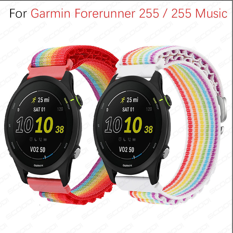 สายนาฬิกาข้อมือไนล่อน สําหรับ Garmin Forerunner 965 955 265 255