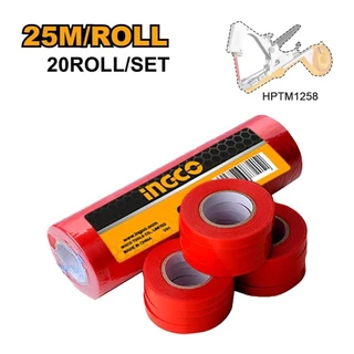 INGCO เทปสำหรับรัดกิ่งไม้ ยาว 25 เมตร/ม้วน รุ่น HPTM1258T ความกว้างเทป 11 มม.จำนวน 20 ม้วน/ชุด