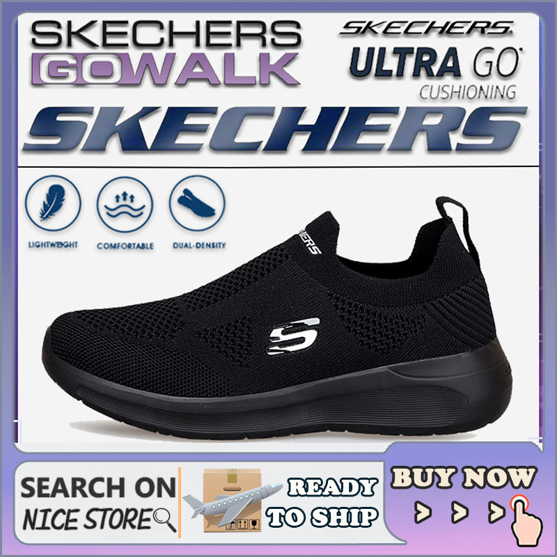 [รองเท้าผ้าใบผู้หญิง Skechers_go Walk กลางแจ้ง สลิปออน ระบายอากาศ สุภาพสตรี รองเท้าลําลอง นุ่ม น้ําหนักเบา รองเท้าเทนนิส สําหรับสุภาพสตรี