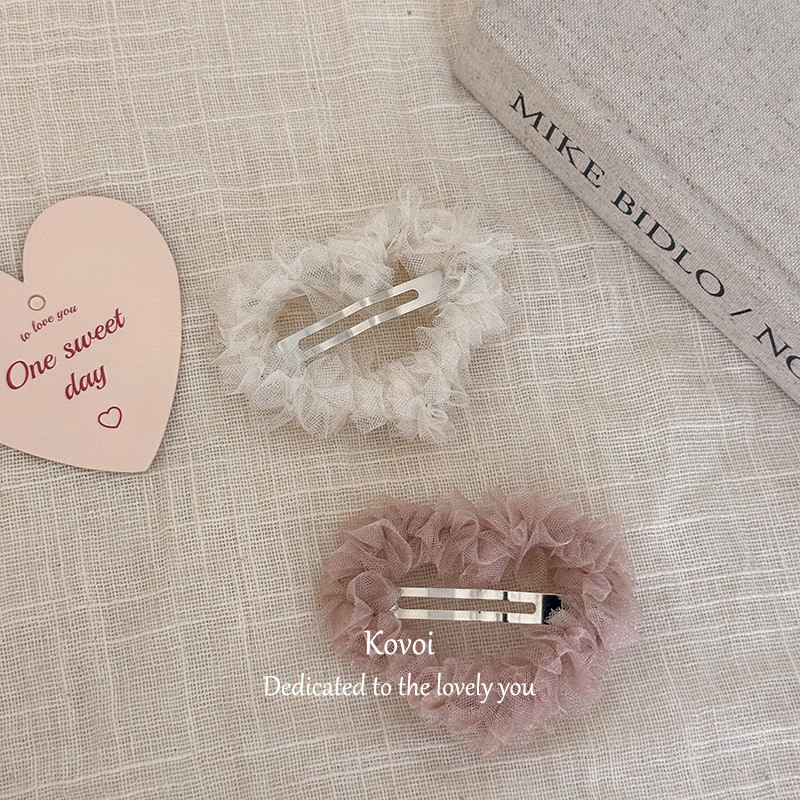 Kovoi กิ๊บติดผมหน้าม้า รูปก้อนเมฆ สีชมพูอ่อน เครื่องประดับผม สําหรับผู้หญิง