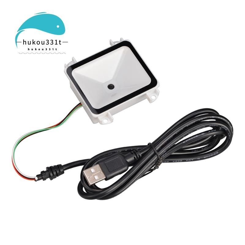 『hukou331t』เครื่องสแกนบาร์โค้ด 2d USB QR อินเตอร์เฟส RS232 TTL ทนทาน ขนาดเล็ก สําหรับเครื่องพิมพ์บาร