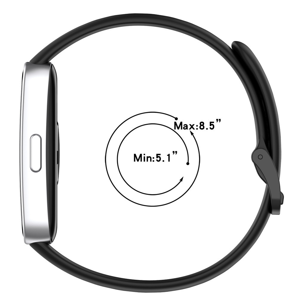 สายซิลิโคน for Huawei Band 10/9/8 NFC เปลี่ยนอุปกรณ์เสริมยางนุ่มแบบสปอร์ต for Smartwatch Huawei Band 10/9/8 - รูปที่ 6