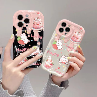 🌵Lucy🌵ส่งจากไทย เคสโทรศัพท์มือถือนิ่ม สเตอริโอ เคสไอโฟน กันกระแทก IPhone 16 15 14 13 12 11 Promax 7 8Plus X/XSMax