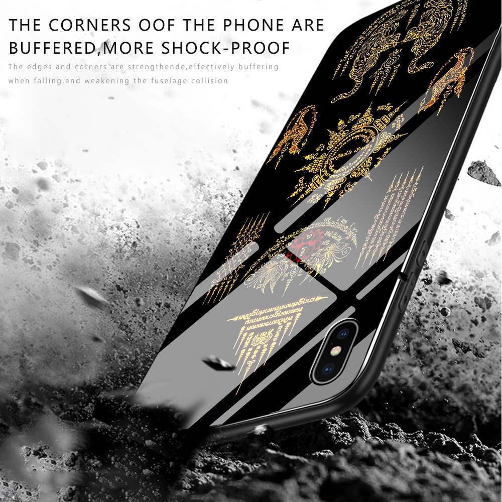 เคส For เคสแข็ง Huawei Y9 P30 P20 Honor X6B X7B X9B Pro Prime 2019 4G 5G เคสหัวเว่ย เคสโทรศัพท์ Case Glass BLK - รูปที่ 7