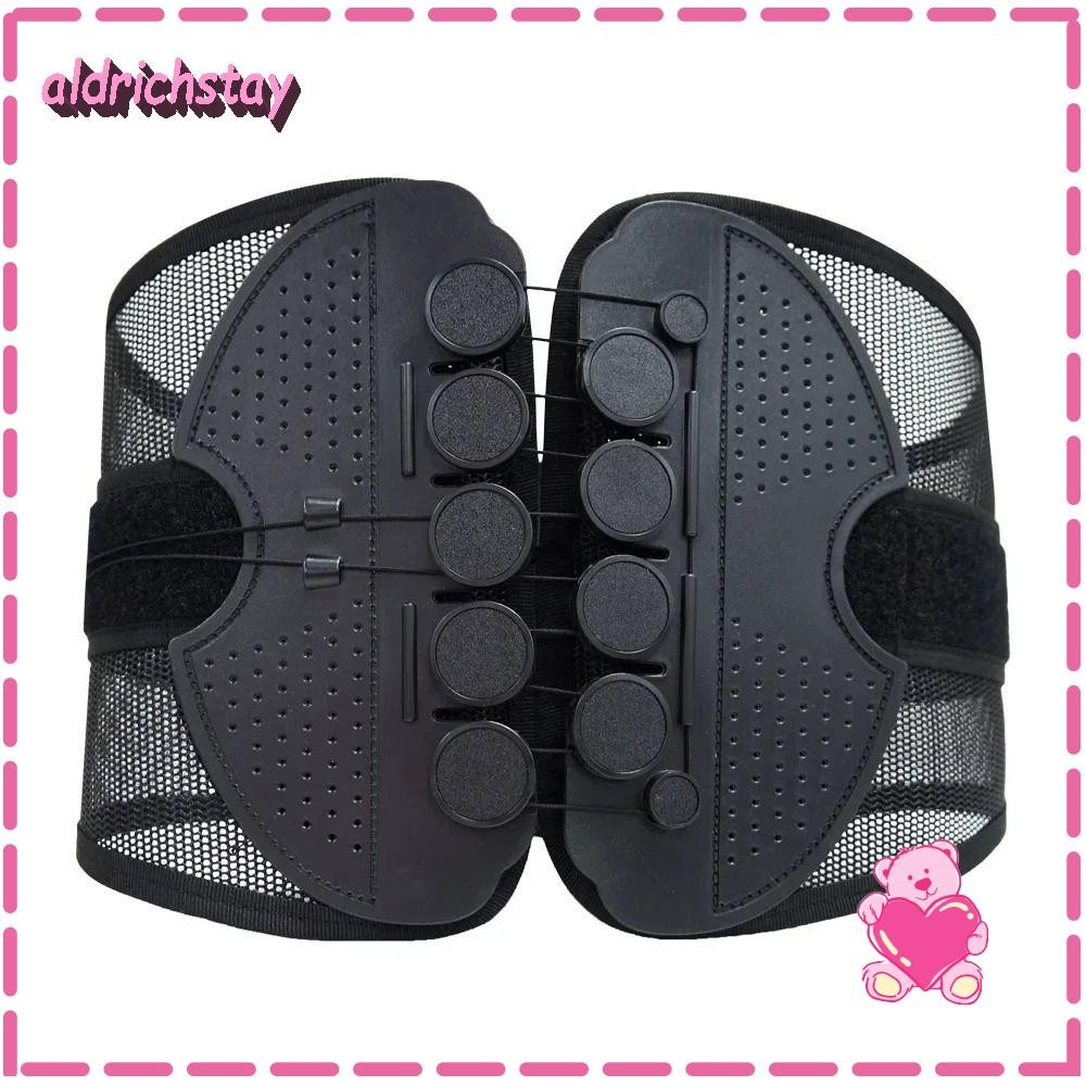 Exodus Back Support, Double Pull Black Posture Corrector, เข็มขัดรั้งไนลอนแบบปรับได้