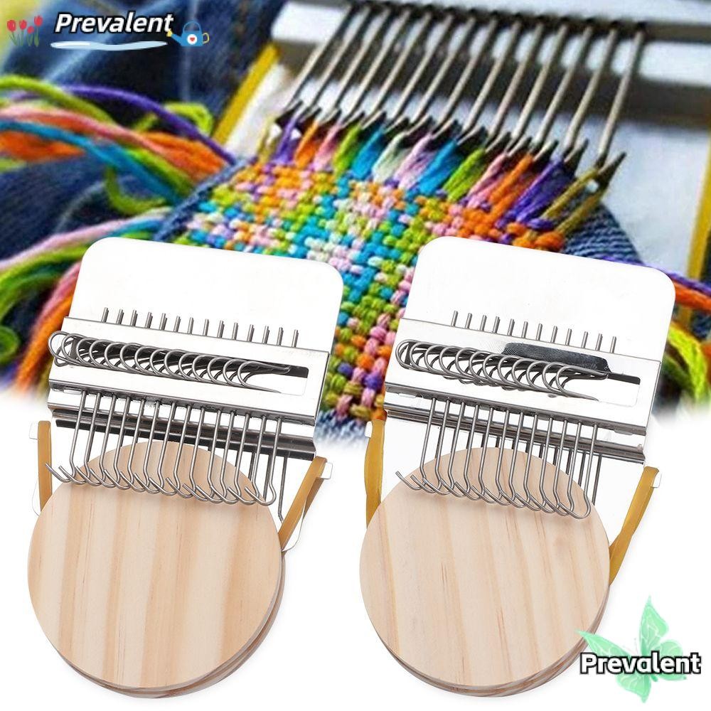 Preva Small Loom Mending กางเกงยีนส์เสื้อผ้าโลหะ DIY สิ่งทอเครื่องมือไม้ Darning|เครื่องทอผ้า