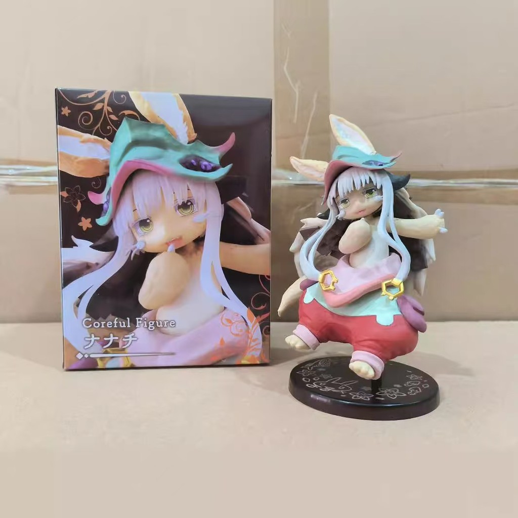 Made in Abyss เมืองทองของ Scorching Sun Nanachi อะนิเมะรูป PVC รุ่นรูปปั้นตุ๊กตาแดชบอร์ดรถอุปกรณ์เสร