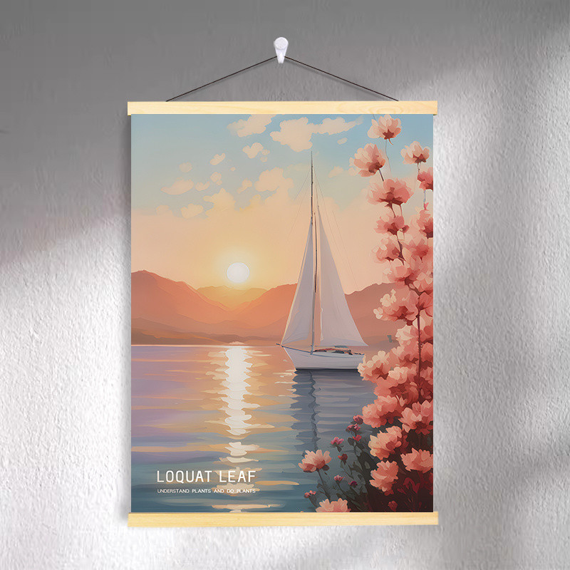 ของตกแต่งบ้าน ที่เรียบง่ายทันสมัยริมทะเลระเบียงหน้าต่างภูมิทัศน์ภาพวาดไม้เนื้อแข็งห้องนั่งเล่นห้องนอนห้องรับประทานอาหารไฟฟ้าเมตรกล่องตกแต่งเลื่อนปิดกั้นว