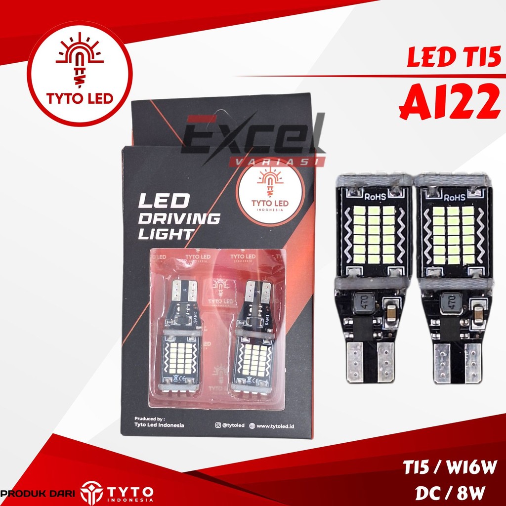 TITO A122 T15 W16W 48SMD 8WATT DC ซ็อกเก็ตโคมไฟ