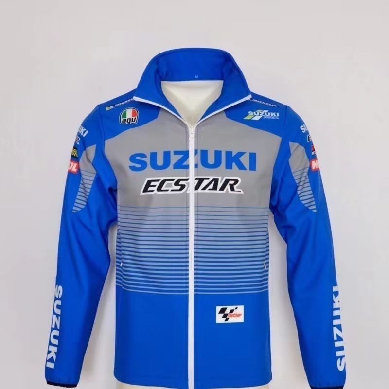 Suzuki Coat Jacket Hooded Zipper Shirt Sweatshirt Racing Suit Zipper Coat Loose Casual Comfort Coat