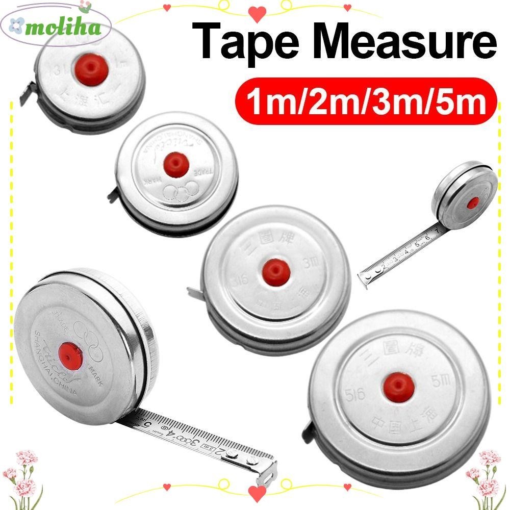 Moliha เครื่องมือวัดเทปวัด ไม้บรรทัดเทป สเตนเลส 1 เมตร 2 เมตร 5 เมตร